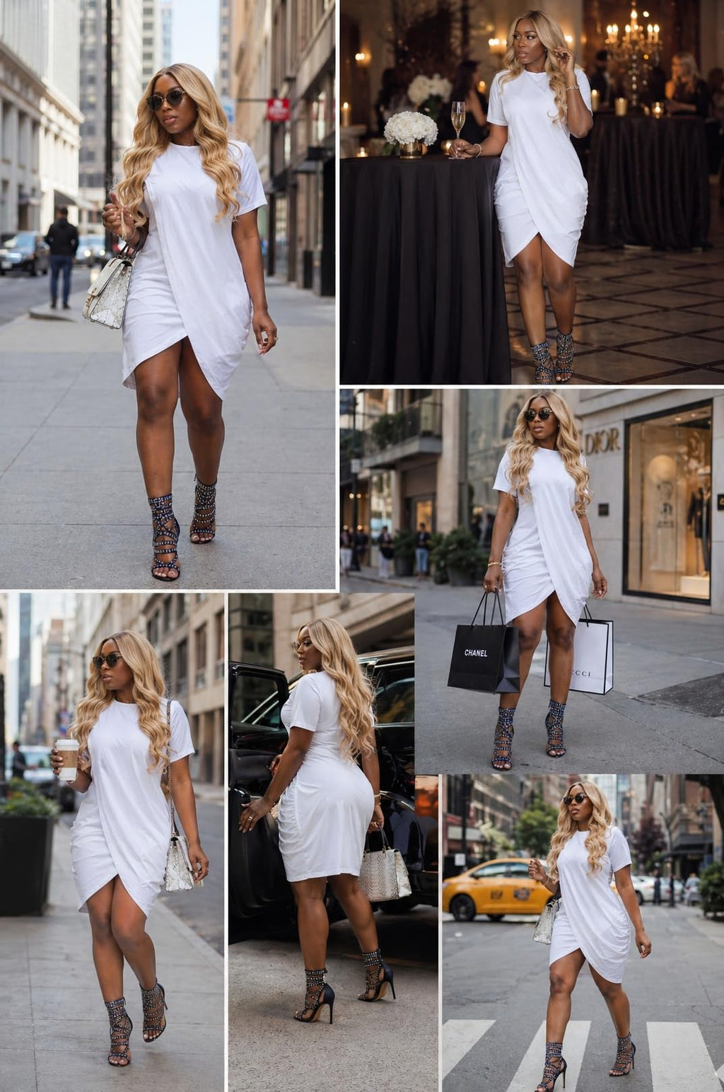 LKOUS Women's Summer Elegant Bowknot Sleeveless Ruffle Bodycon Midi Dress Plus Size S-3XL