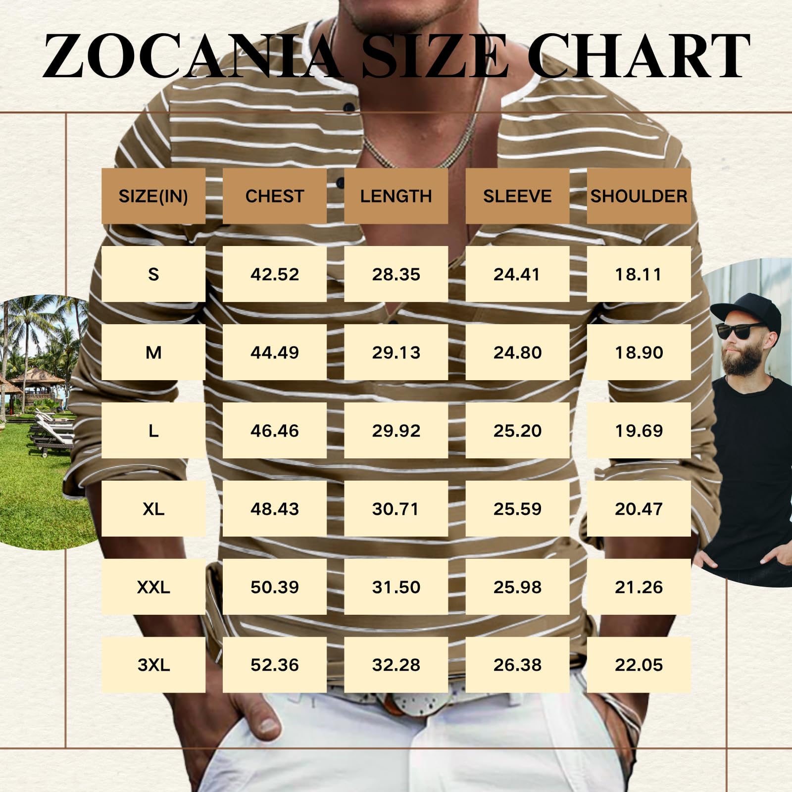 Men's Striped Button Down Shirt Long Sleeve Crewneck Shirts Casual Basic Pullover Fall Winter Tops for Men