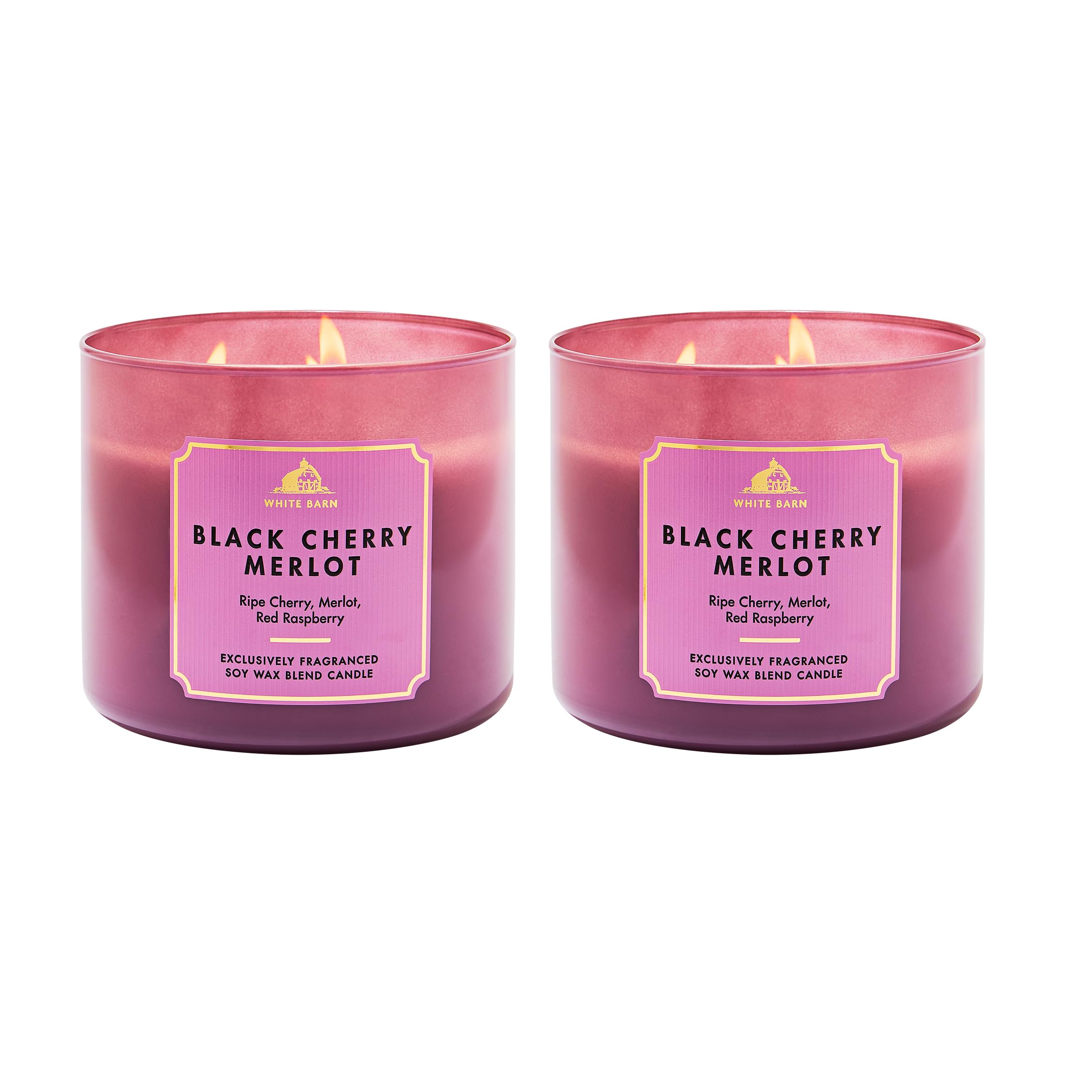 Bath & Body Works 3-Wick Candle, Long-Lasting Burn Up to 45 Hours, Exclusively Fragranced Soy Wax Blend