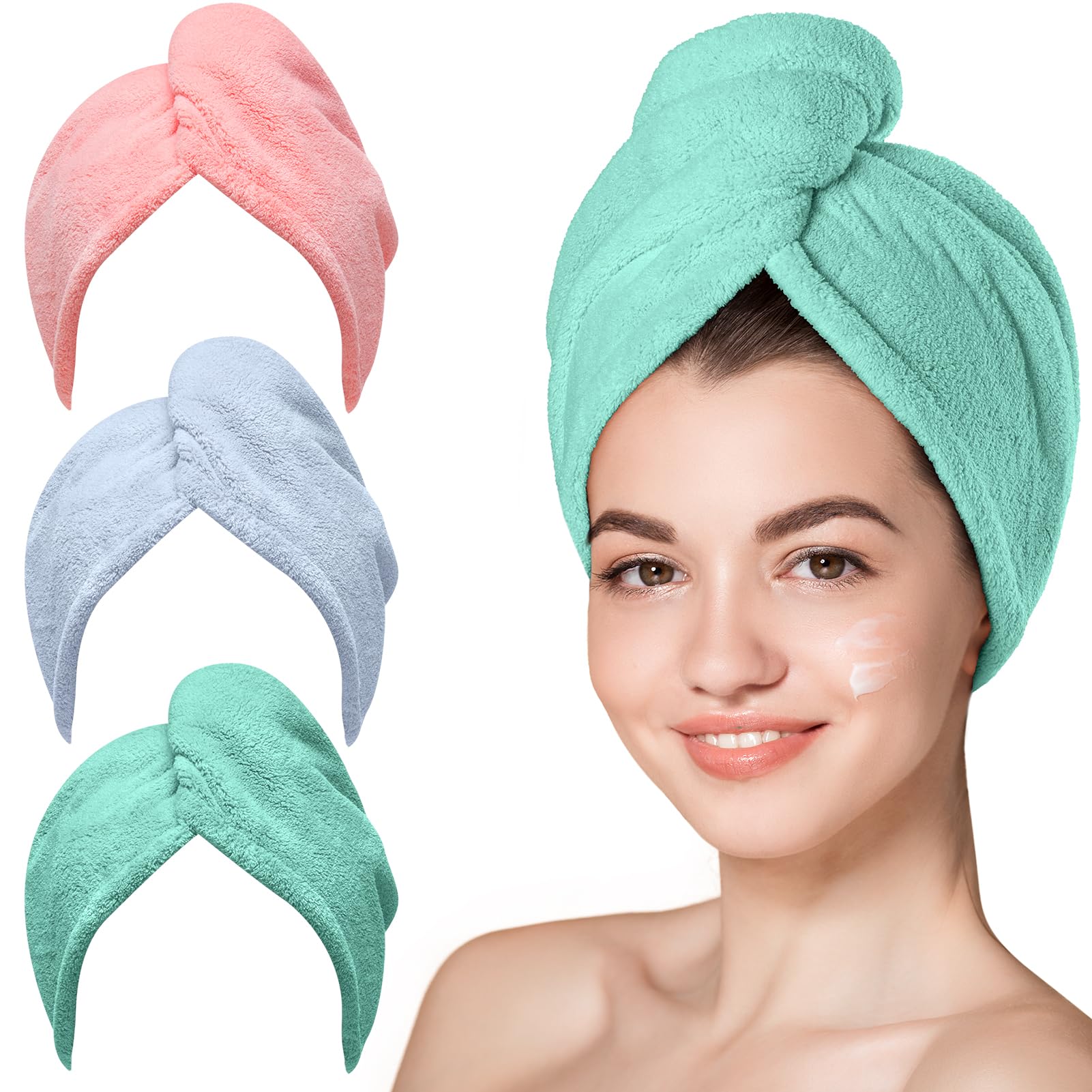 Hicober Microfiber Hair Towel