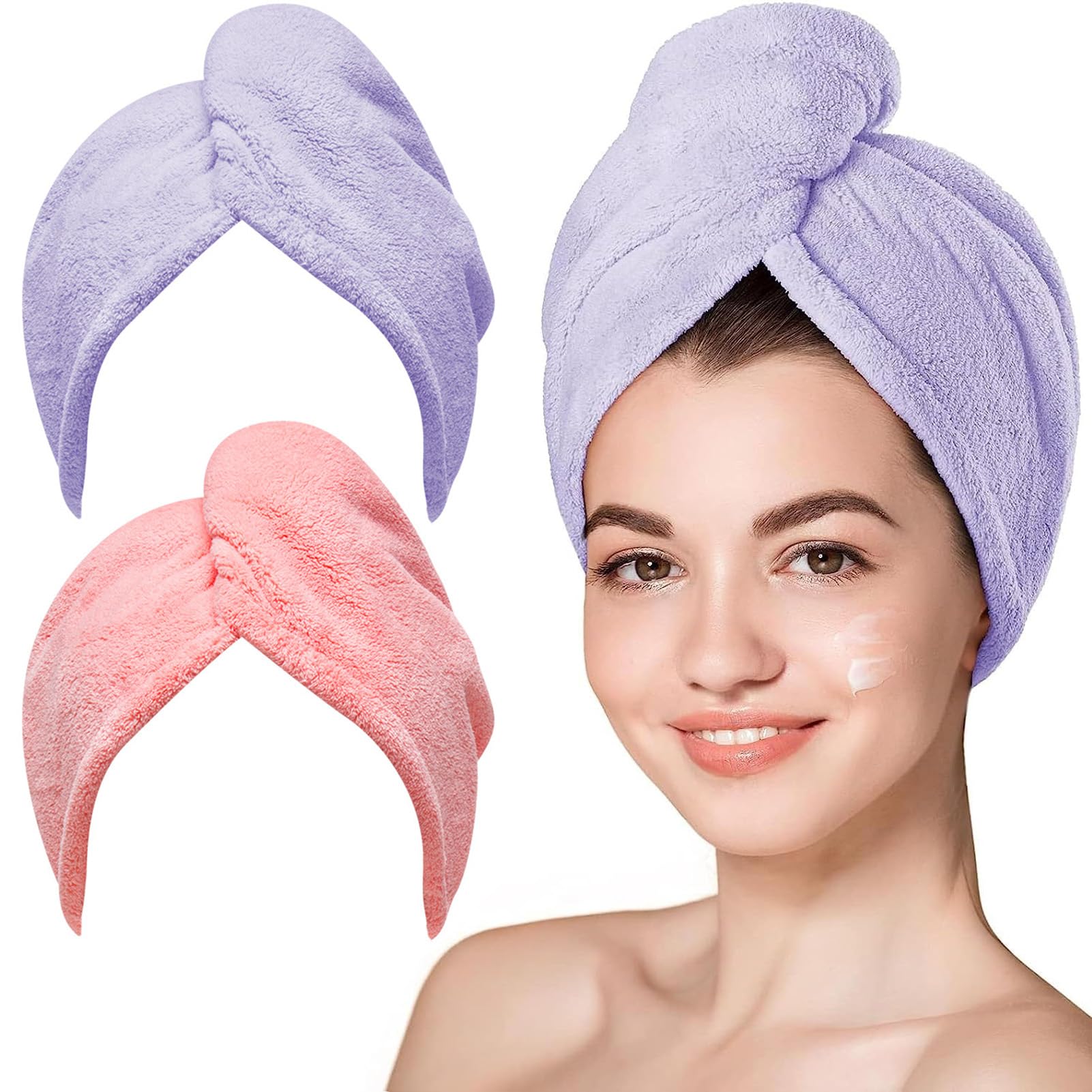 Hicober Microfiber Hair Towel