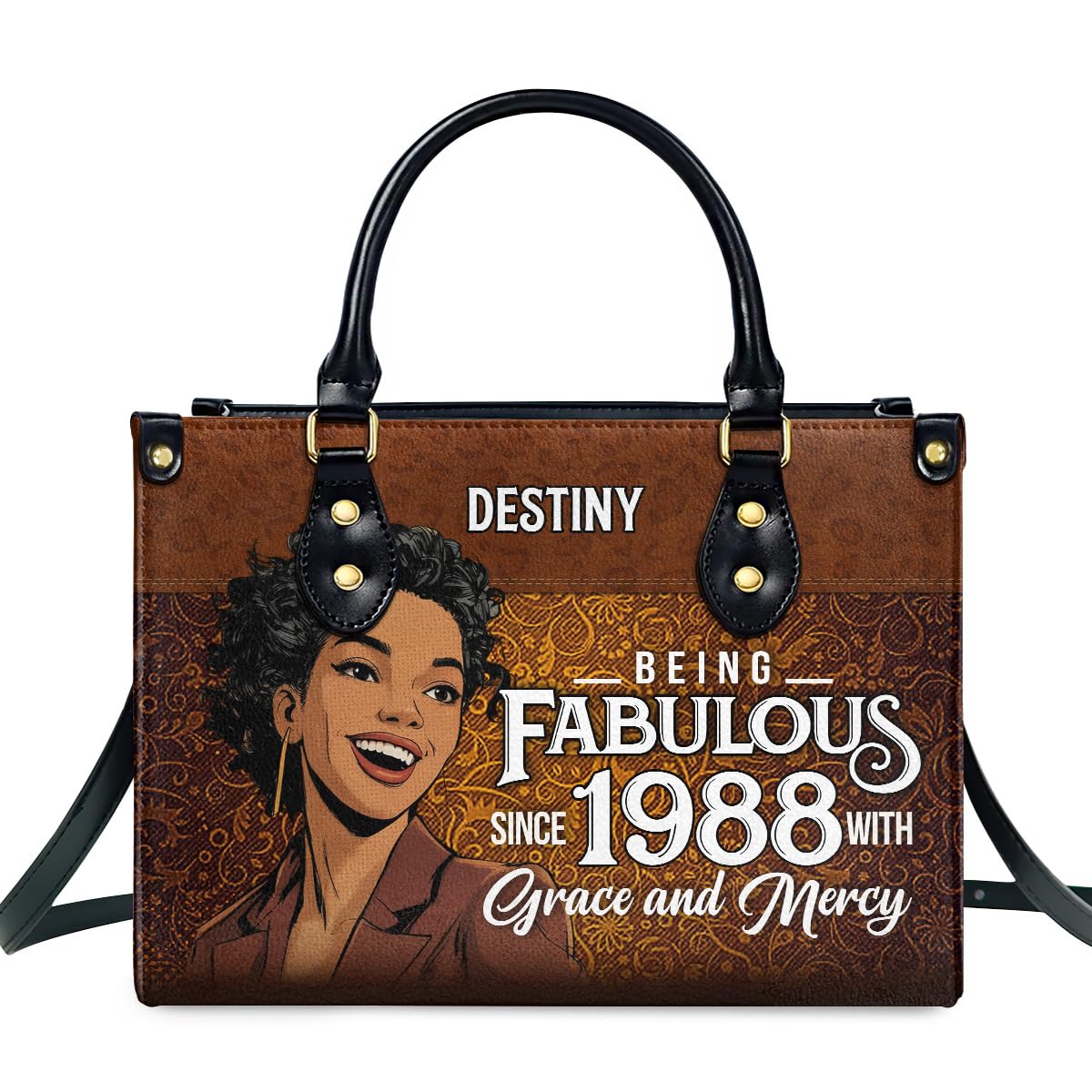 Sistabag Personalized Leather Handbag For African American - Christmas Gifts For Women For Black Women
