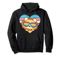 Lion Pride Trans Flag Rainbow Sunglasses Hoodie - Unique Graphic Men Women