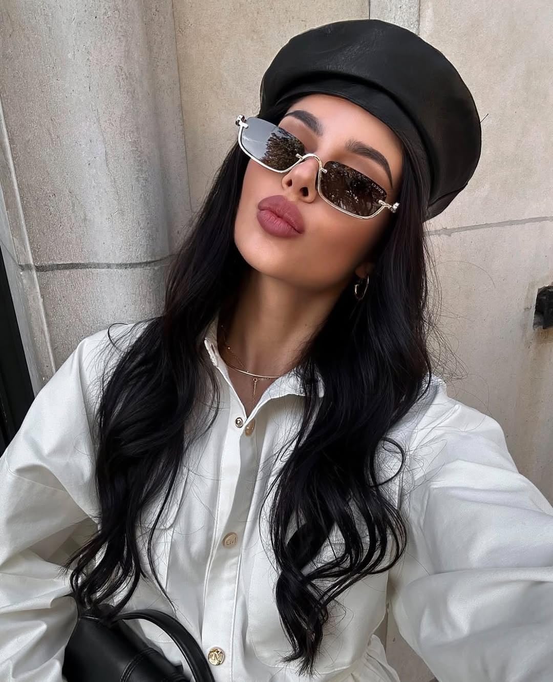 TYA Retro Y2k Sunglasses for Women Men,Trendy Semi-Rimless Sun Glasses Irregular Narrow Gold Sunnies UV400