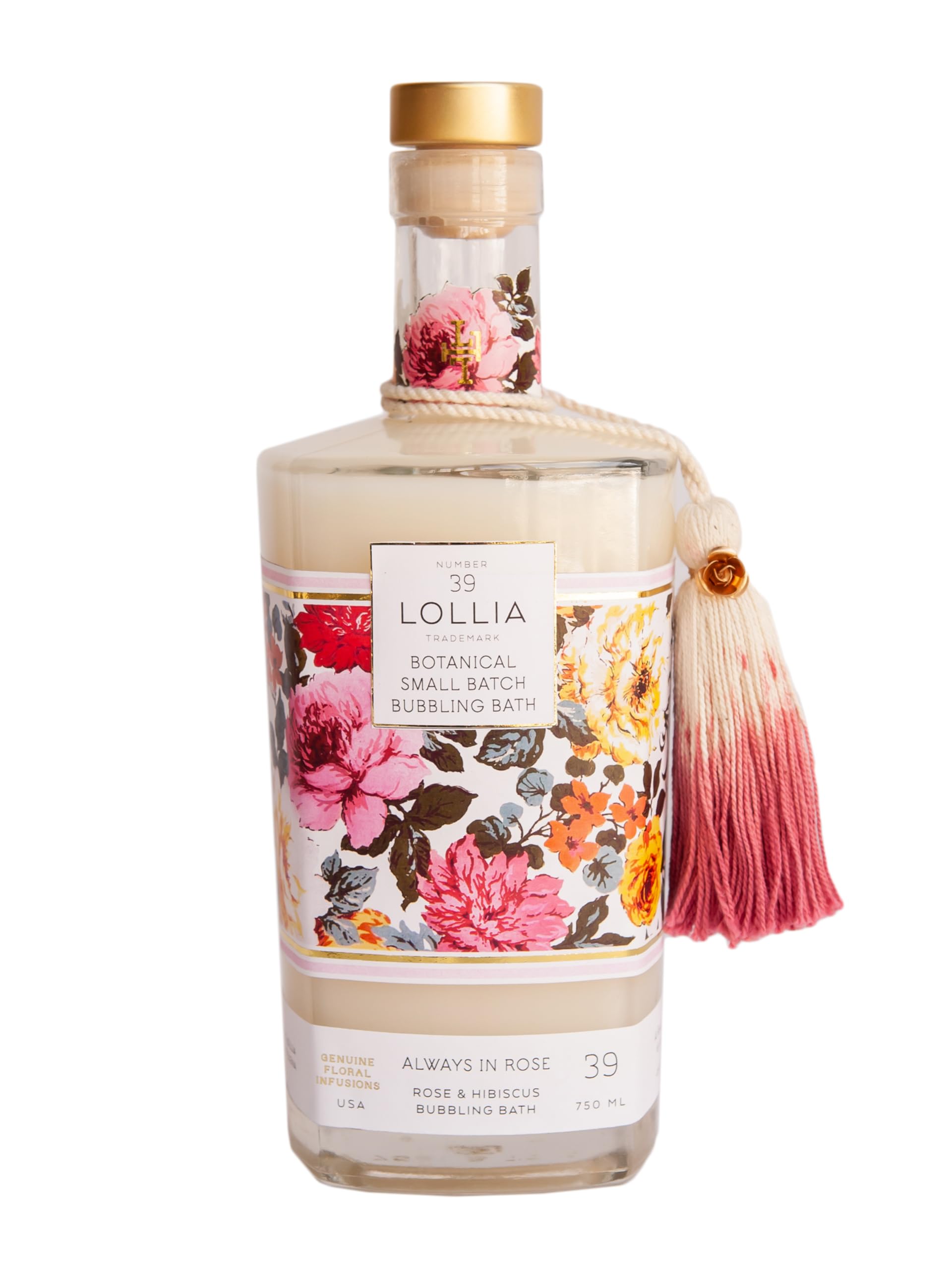 LOLLIA Bubble Bath, Storied Fragrance, Luxury Hydrating Bubbling Soap, Richly Scented Bath and Body Product