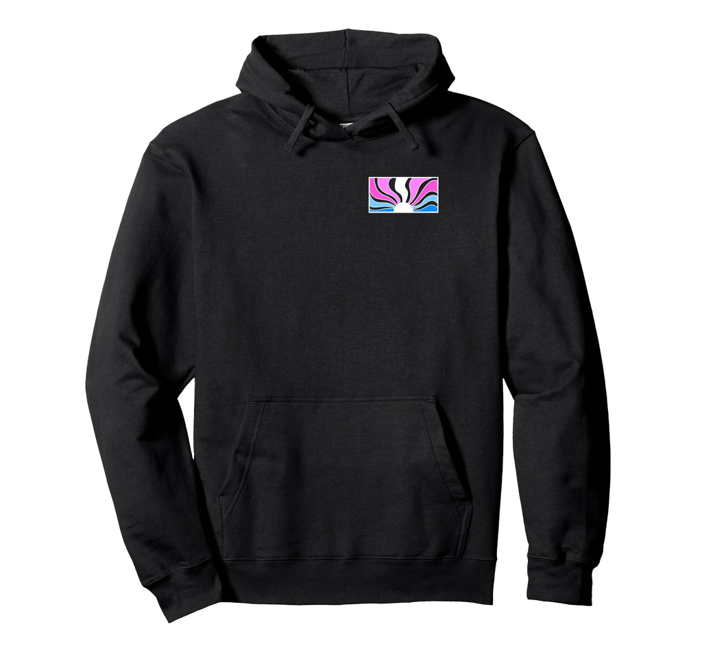 Sunset Rainbow Transgender Pride Hoodie - Streetwear Style for Adults