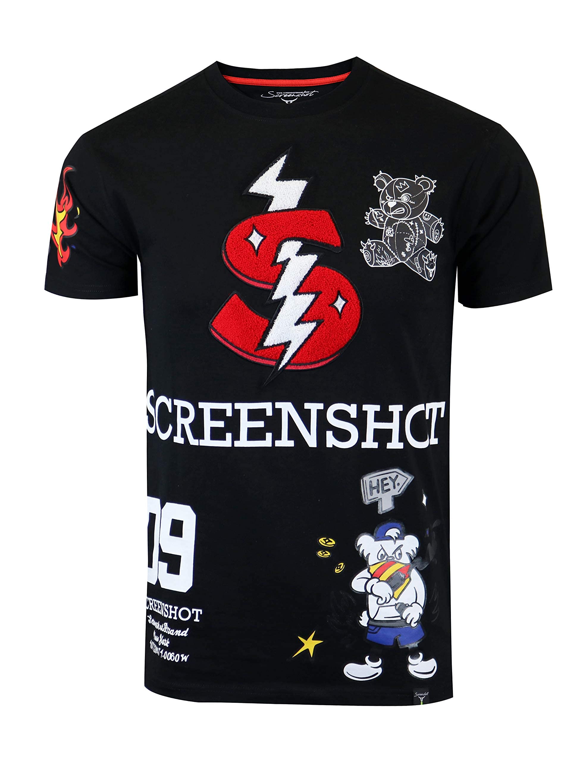 SCREENSHOT-1202-SS-2 Mens Hipster Hip-Hop Premium Urban Streetwear Latest Animation Fashion T-Shirts