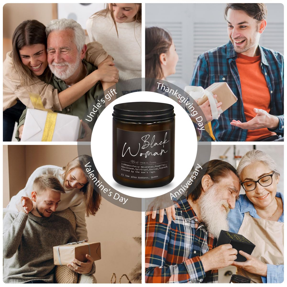 THDSE Black Women Definition African American Gifts - Scented Candles