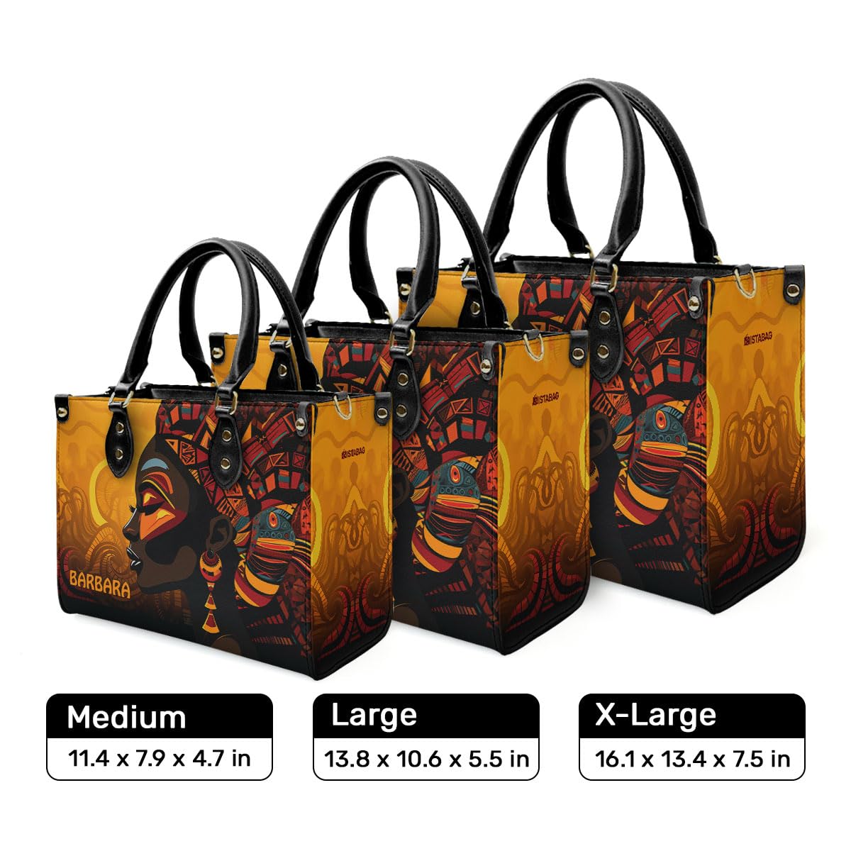 Sistabag Personalized Leather Handbag For African American - Christmas Gifts For Women For Black Women
