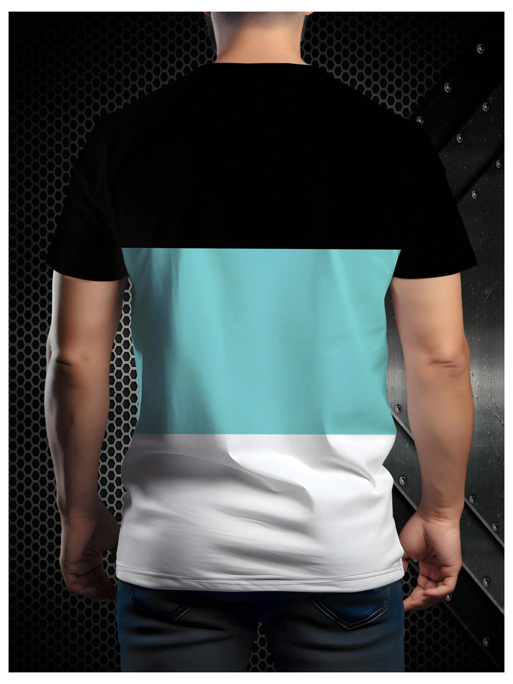 SOLY HUX Men's Casual T Shirts Short Sleeve Crew Neck Color Block Graphic Tees Shirt Summer Tops