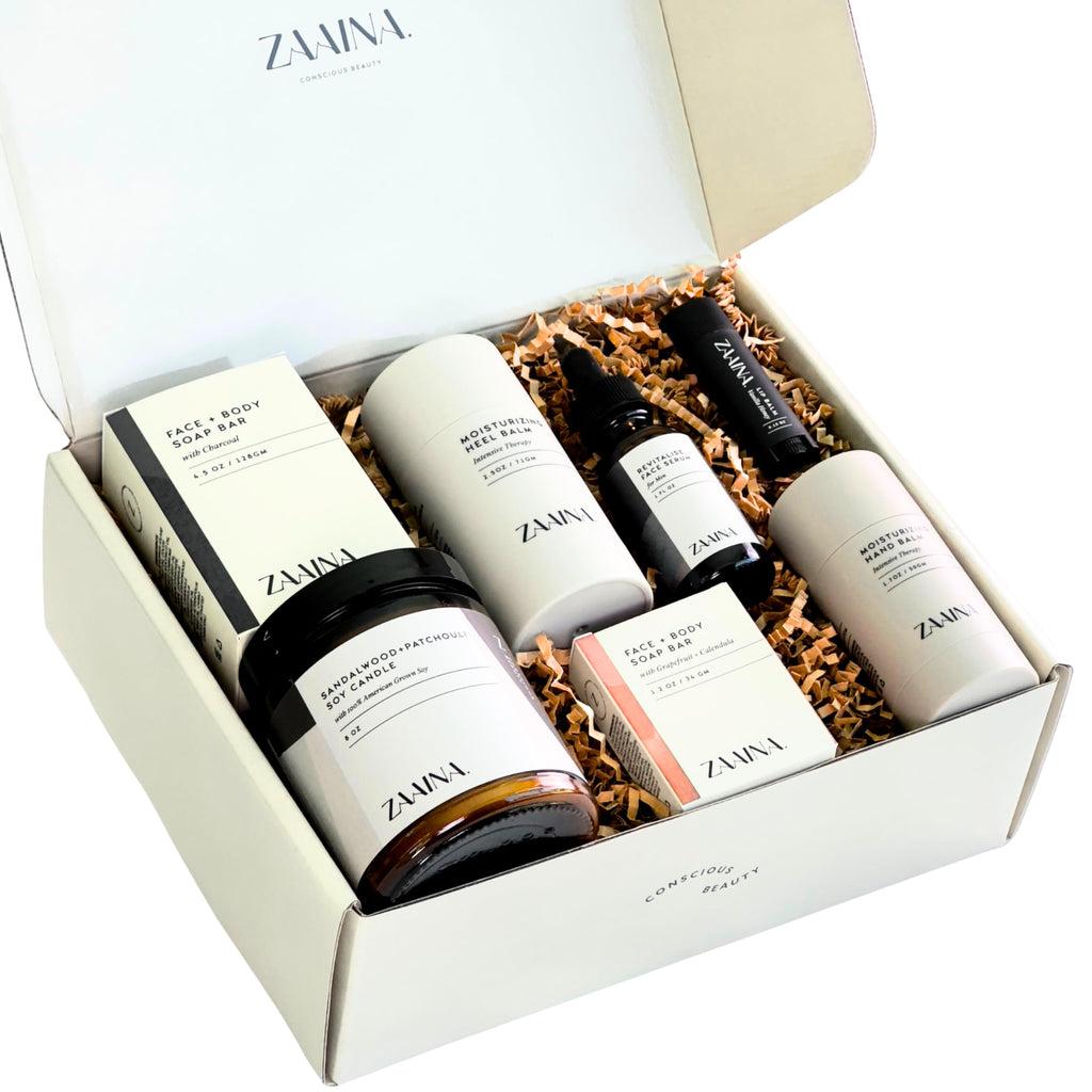 Men's Self Care Package, Relaxation Spa Gift Set for Him - Luxury Natural Handmade Men Skin Care Kit, Unique Self Care Gift for Men by ZAAINA