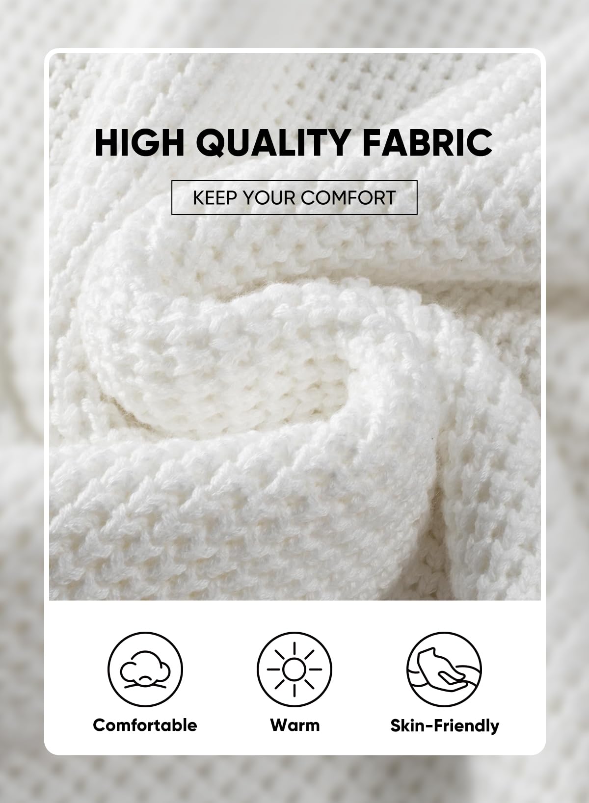 JMIERR Men's Crewneck Pullover Sweater Waffle Textured Knitted Sweaters Casual Loose Fit Sweaters with Ribbing Edge