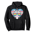 Zebra Pride Trans Flag Rainbow Sunglasses Hoodie - Custom Art Print Unisex