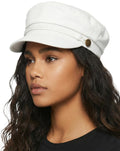 Funky Junque Newsboy Hat for Women – Trendy Greek Fisherman Cap, Classic Women's Baker Boy Newsies Hat, Ladies Fashion Caps