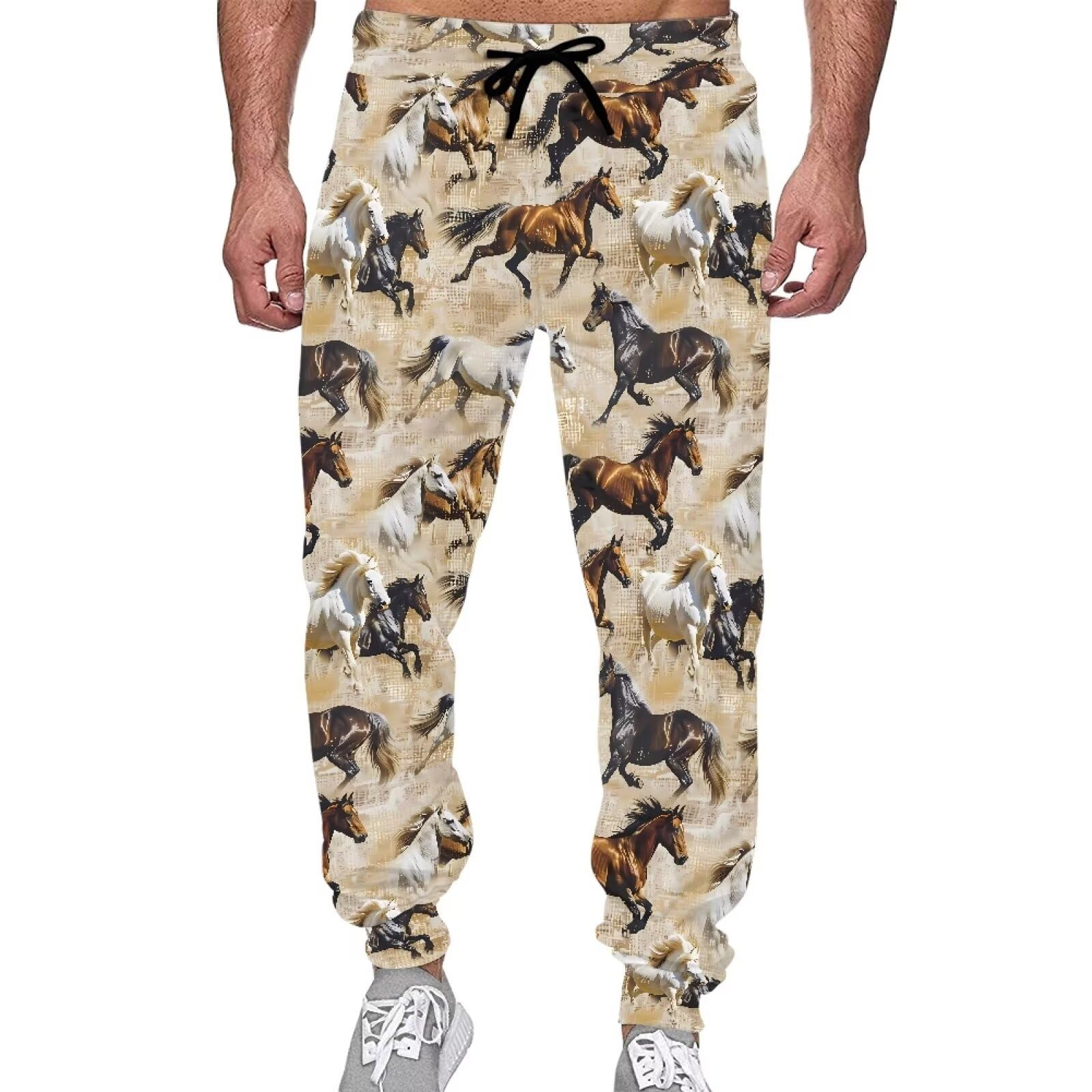 Suhoaziia Women's Men's Athletic Sweatpants with Pockets Adult Footed Sweatpants Loose Fit Casual Sports Lounge Pants S-5XL