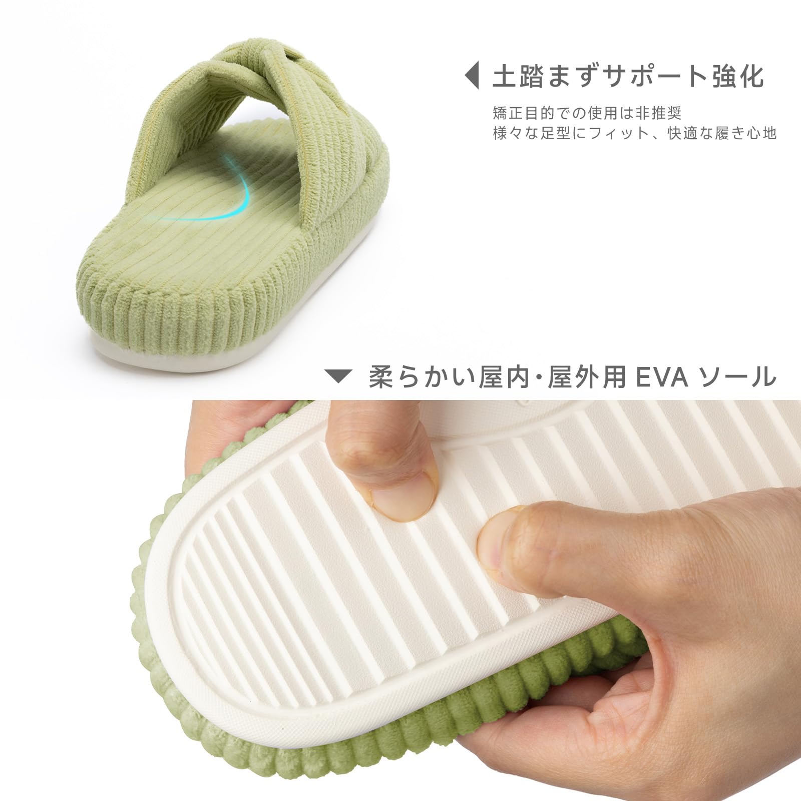 Chantomoo Slippers for Women Memory Foam House Bedroom Corduroy Bow Crossbands Slipper Shoes Comfy Trendy Gift Slippers