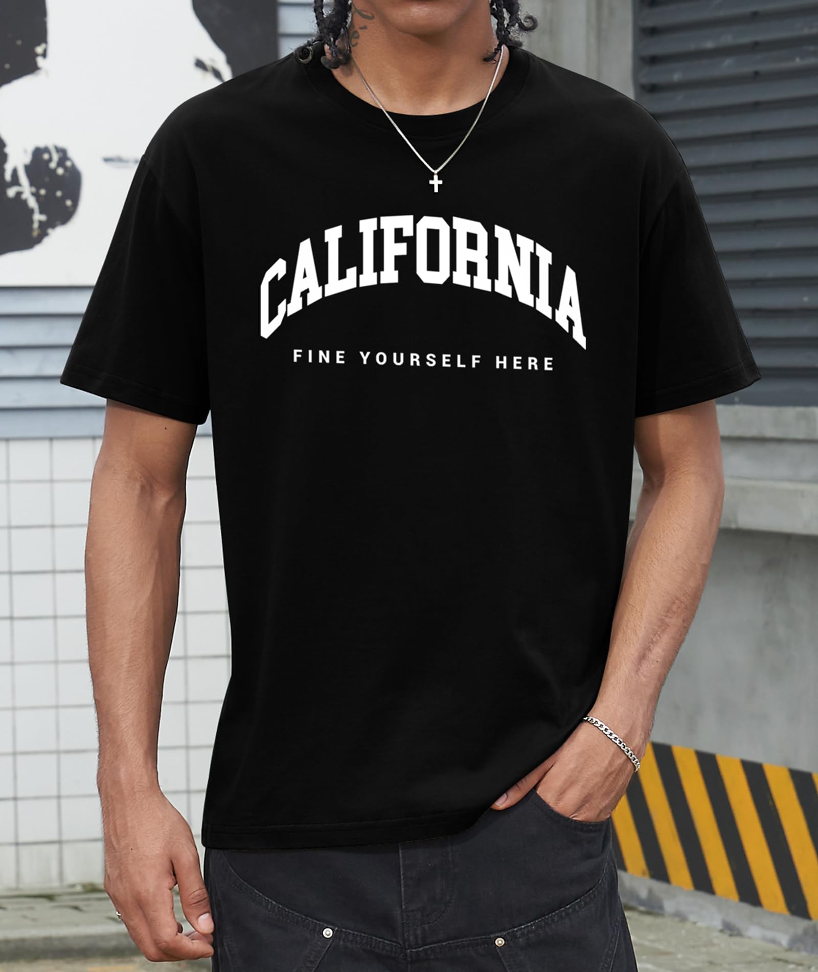 KESIHAN Mens Graphic T Shirts Mens Summer Shirts Round Neck Regular Short Sleeve Casual Vintage Tees
