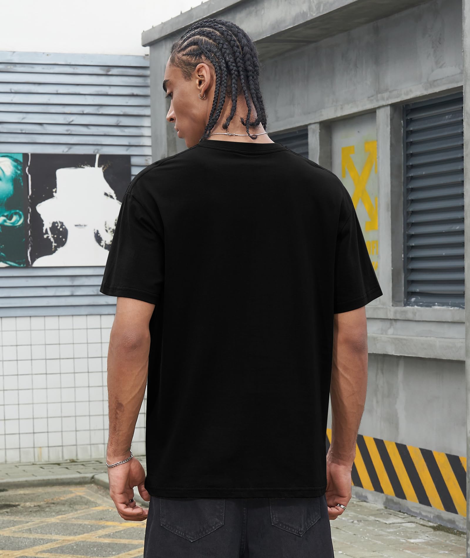 KESIHAN Mens Graphic T Shirts Mens Summer Shirts Round Neck Regular Short Sleeve Casual Vintage Tees