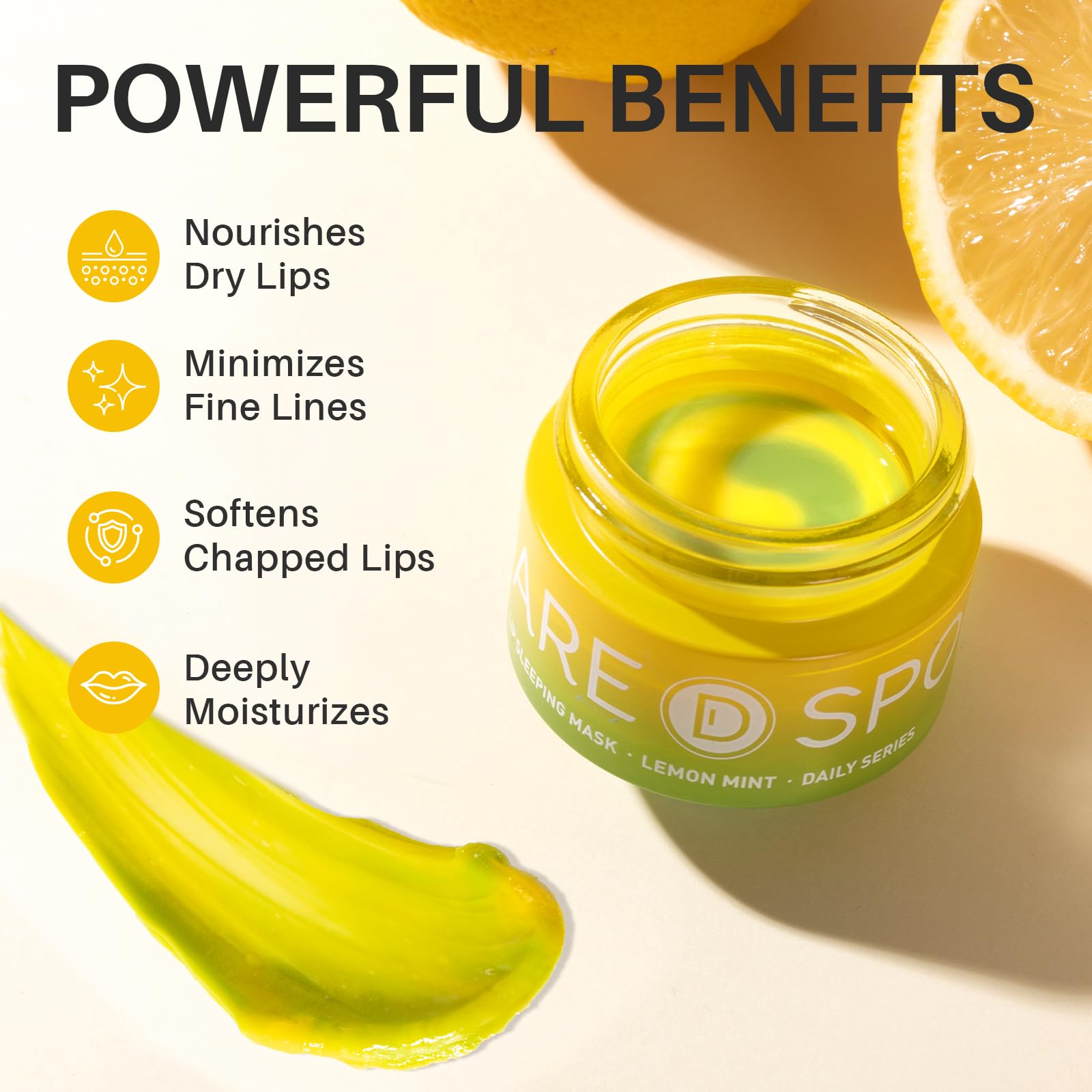 SPODARE Lip Sleeping Mask Overnight -Original Dual-Color Lip Balm for Softer and Smoother Lips, Intensiveto Nourish and Hydration Reduce Fine Lines for Dry Cracked Skin - 0.42 Fl Oz
