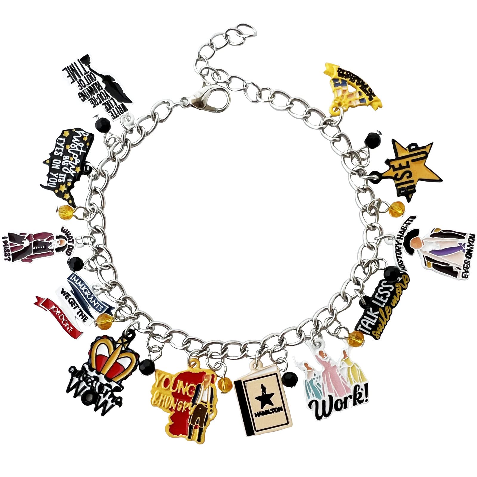 UXEpollius Broadway Metal Bracelet for woman Men