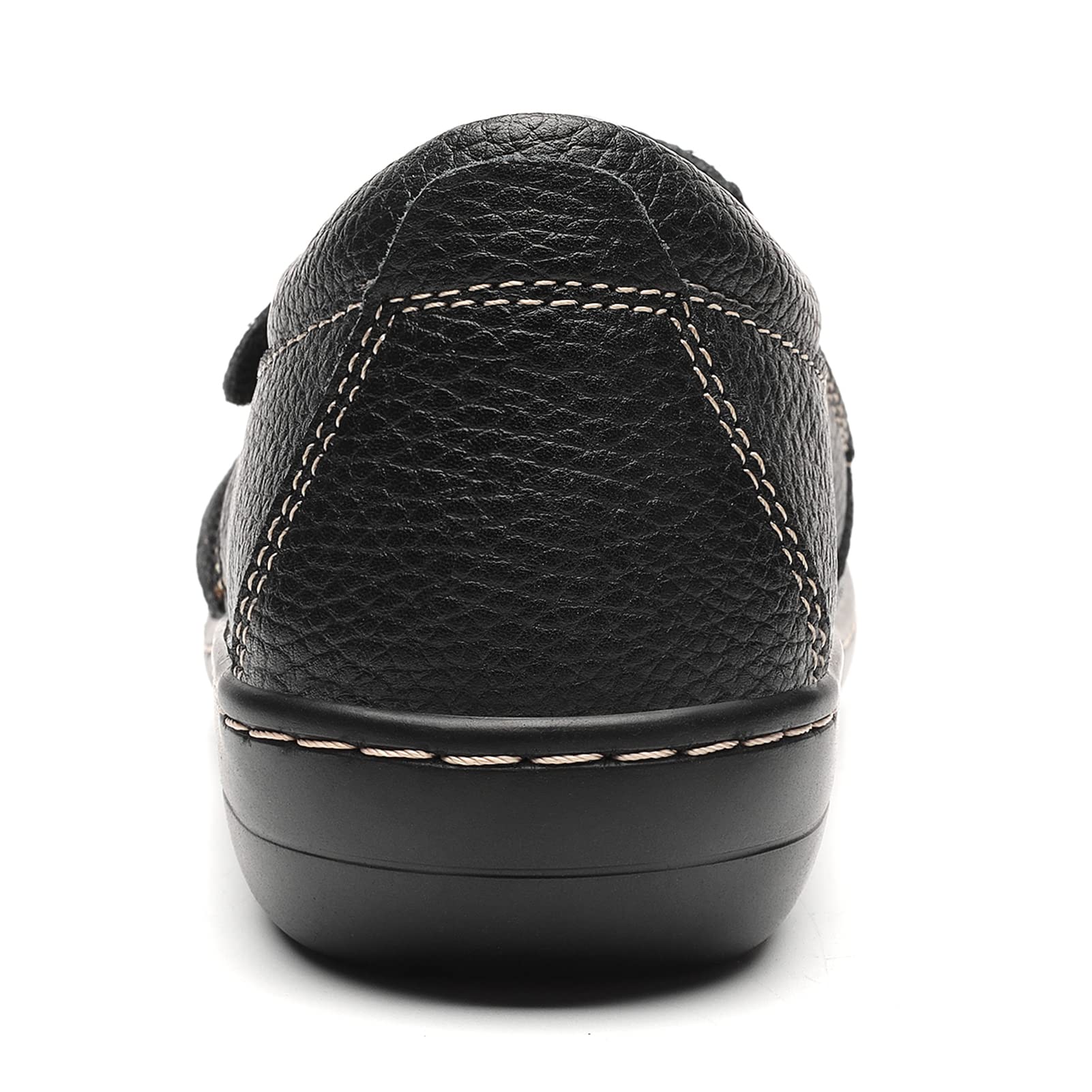Geoeleph Women's Loafers Casual Slip-Ons Comfort Walking Flats Leather Driving Moccasins
