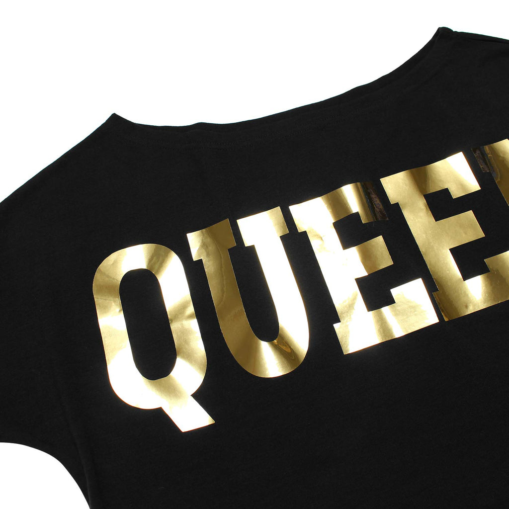 PESION Womens Off The Shoulder Tops Sexy Shiny Metallic Shirts Long Sleeves Fashion Graphic T-Shirts Blouses
