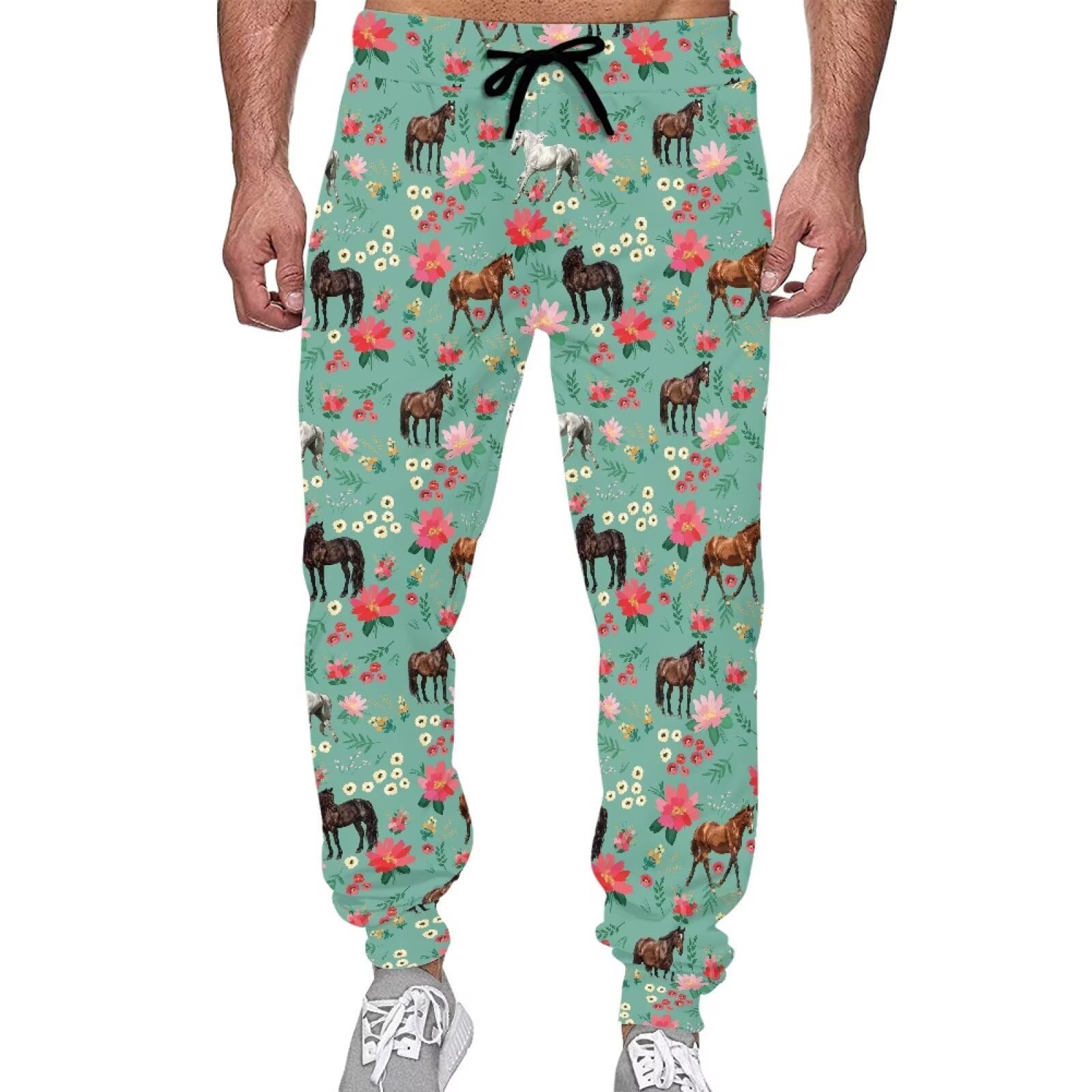 Suhoaziia Women's Men's Athletic Sweatpants with Pockets Adult Footed Sweatpants Loose Fit Casual Sports Lounge Pants S-5XL
