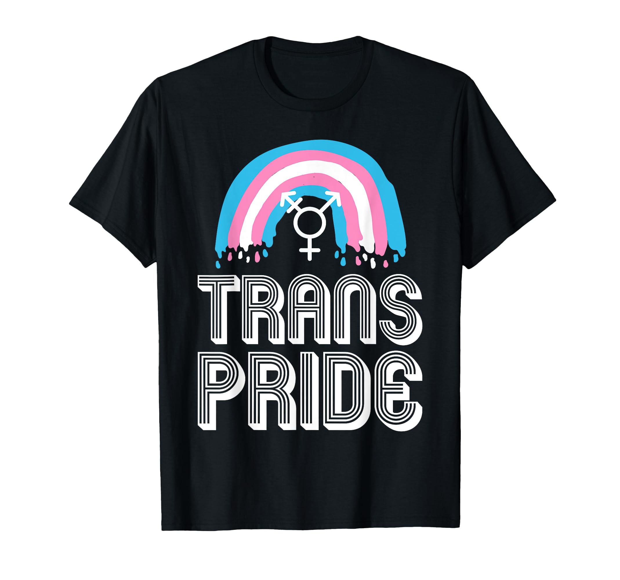Transgender Trans Lgbt Pride Rights Rainbow T-Shirt - Unique Graphic Unisex