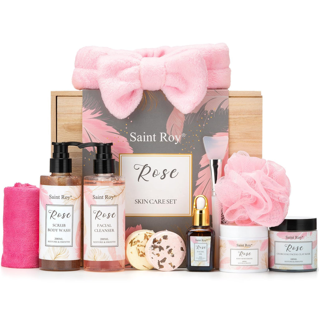 Gift Basket For Women, Spa Set of Home Spa Set, Beauty Personal Care Set, Spa Self Care Kit