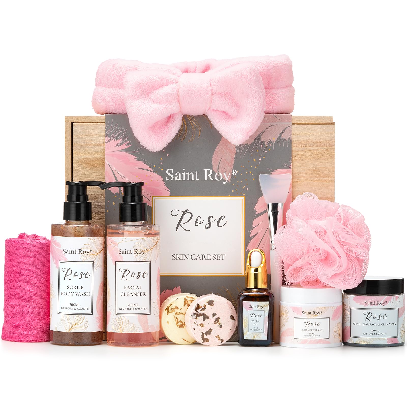 Gift Basket For Women, Spa Set of Home Spa Set, Beauty Personal Care Set, Spa Self Care Kit