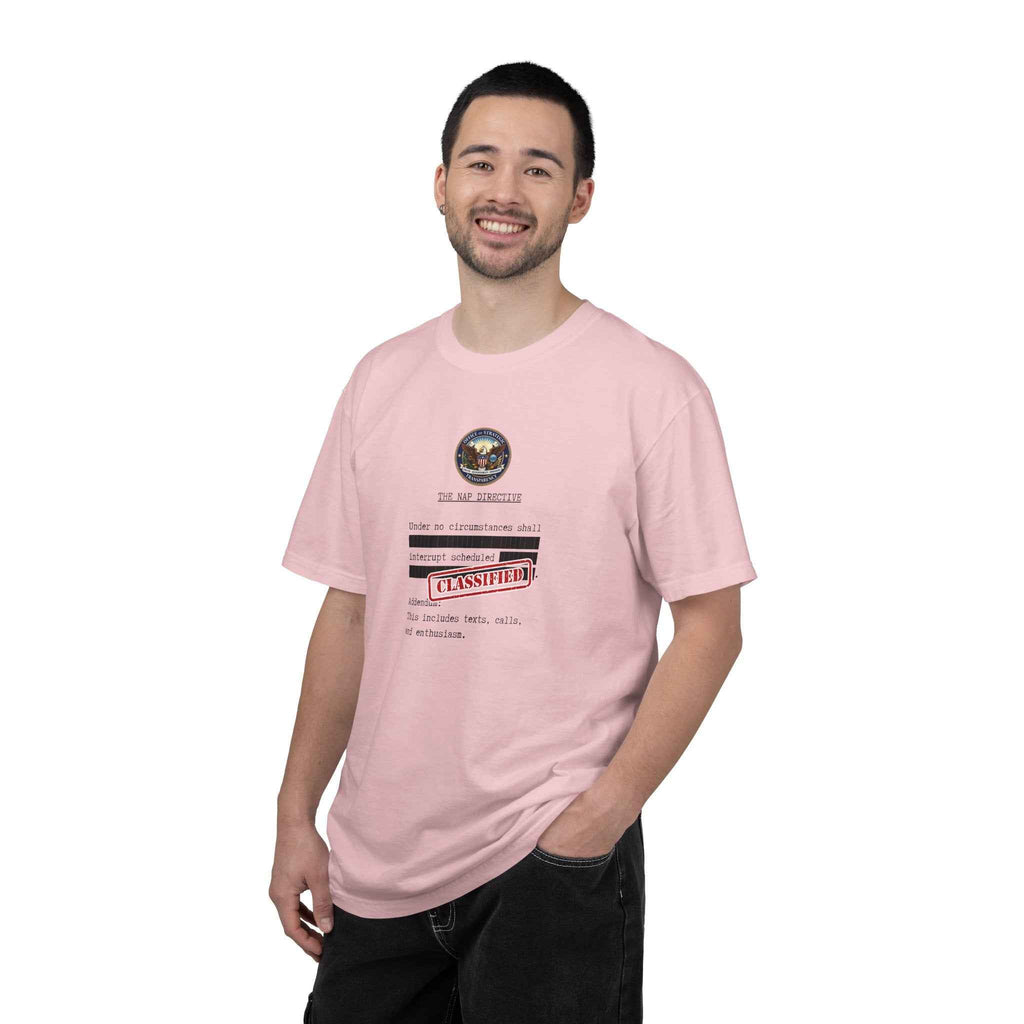 The Nap Directive Unisex T-Shirt – Official Rest Policy Graphic Tee