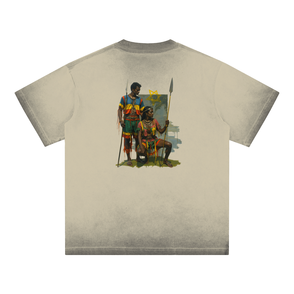Amaru Khan Stars Truex Reverse Dyed T-shirt