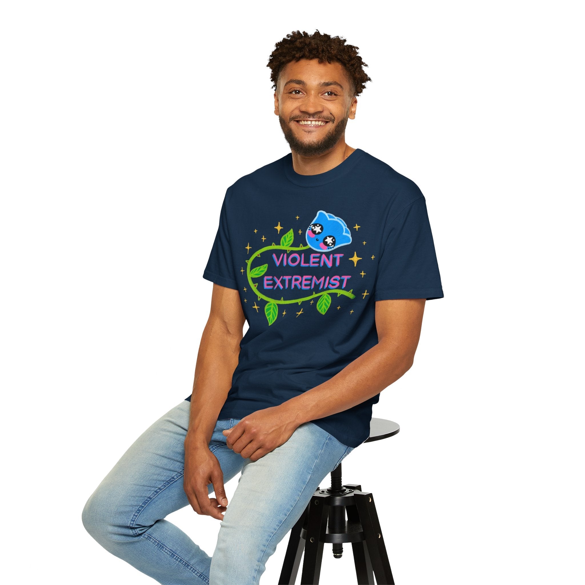 Trans Blue Rose Tee