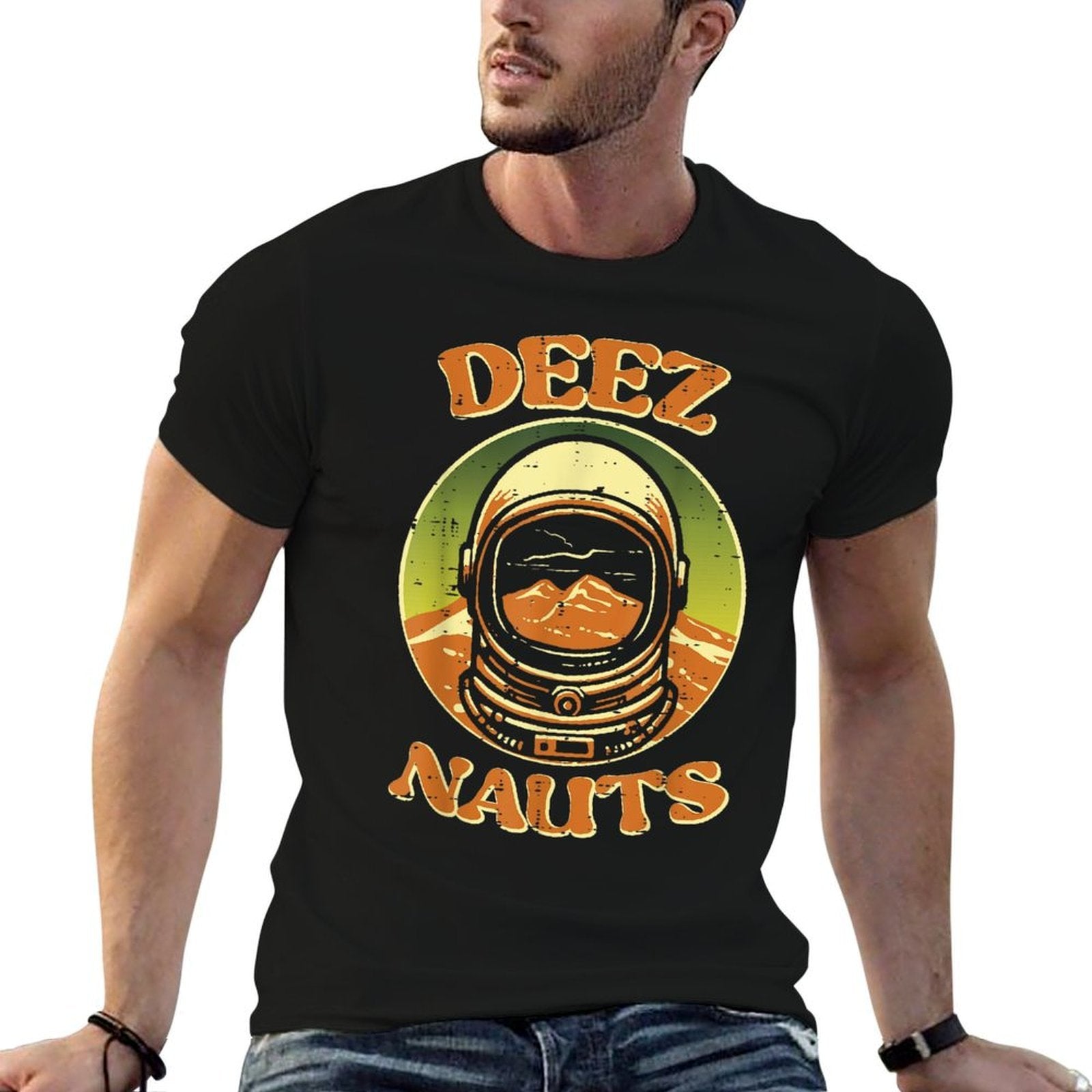 Astronaut Deez Nauts Nuts Funny Space Meme Men Kids Women Comfortable T-Shirt