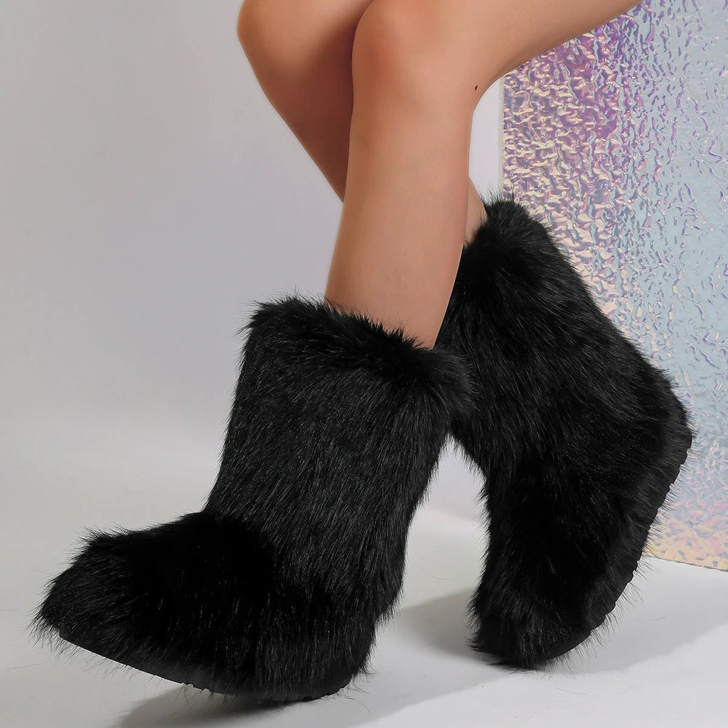 Snow Boots Middle Boots Furry Boots
