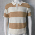 Mens Clothing Summer Fashion Lapel Sweater Short Sleeve Men Clothing Men Wears