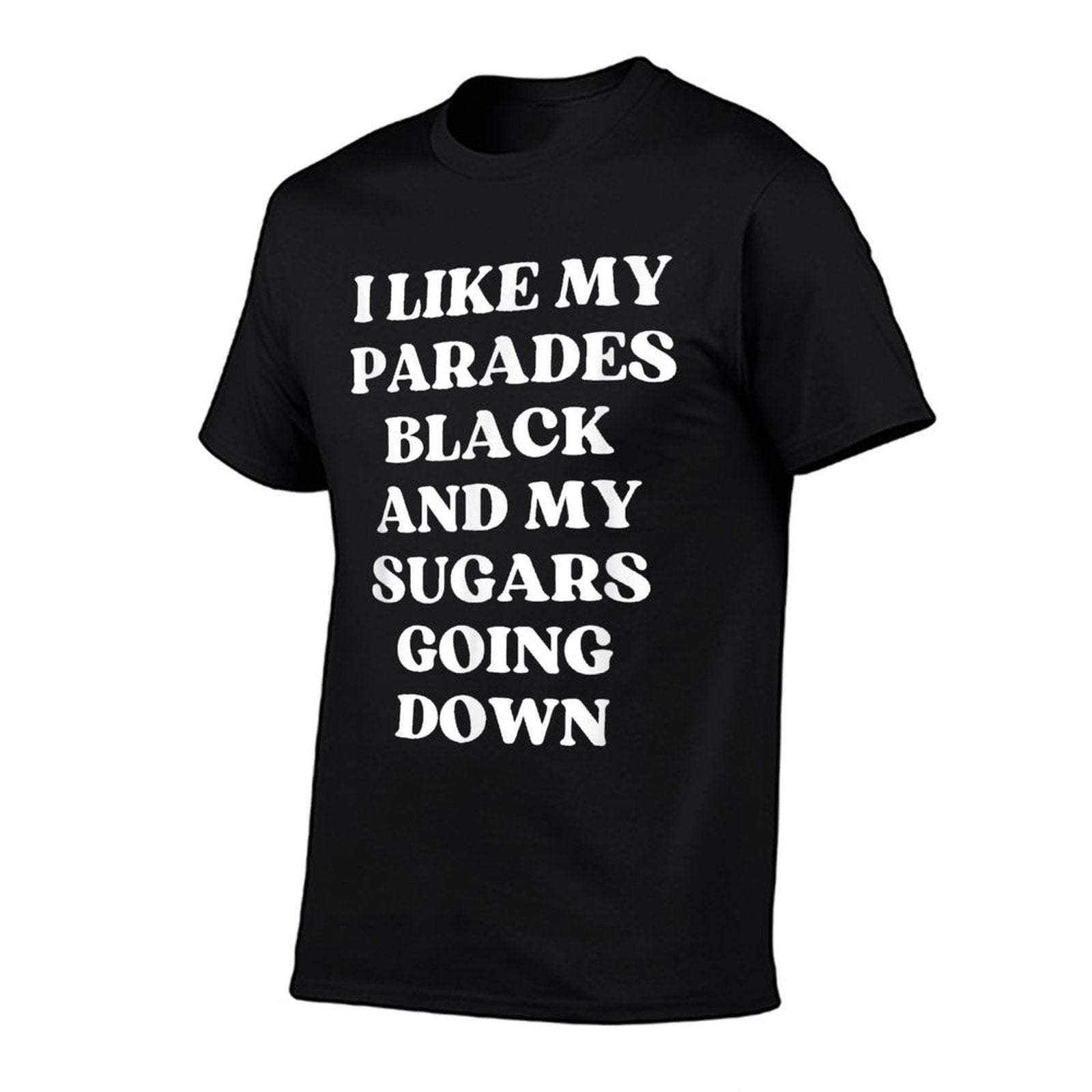 I Like My Parades Black  My Sugars Going Down Funny Emo  Classic T-Shirt