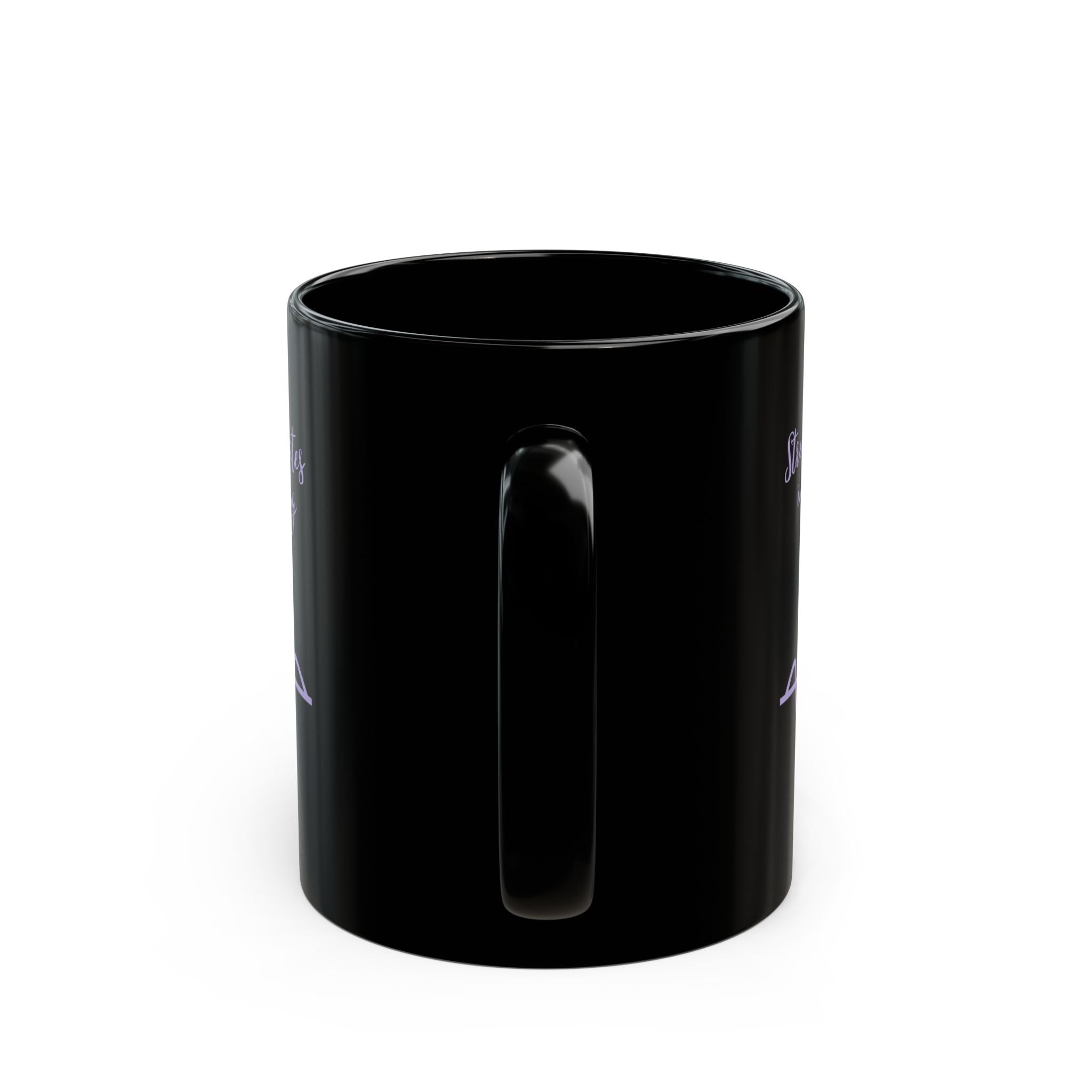 “Waves of Strength” Black Awareness Mug – 11oz & 15oz