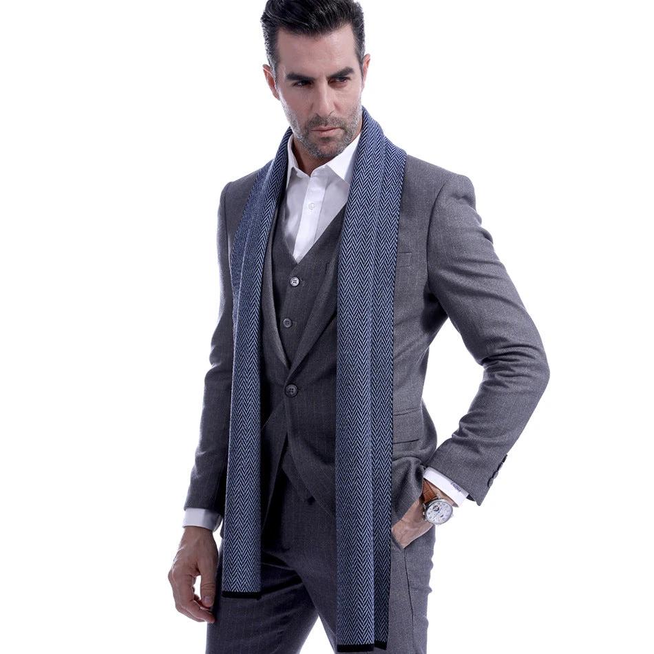 Men's Herringbone Scarf