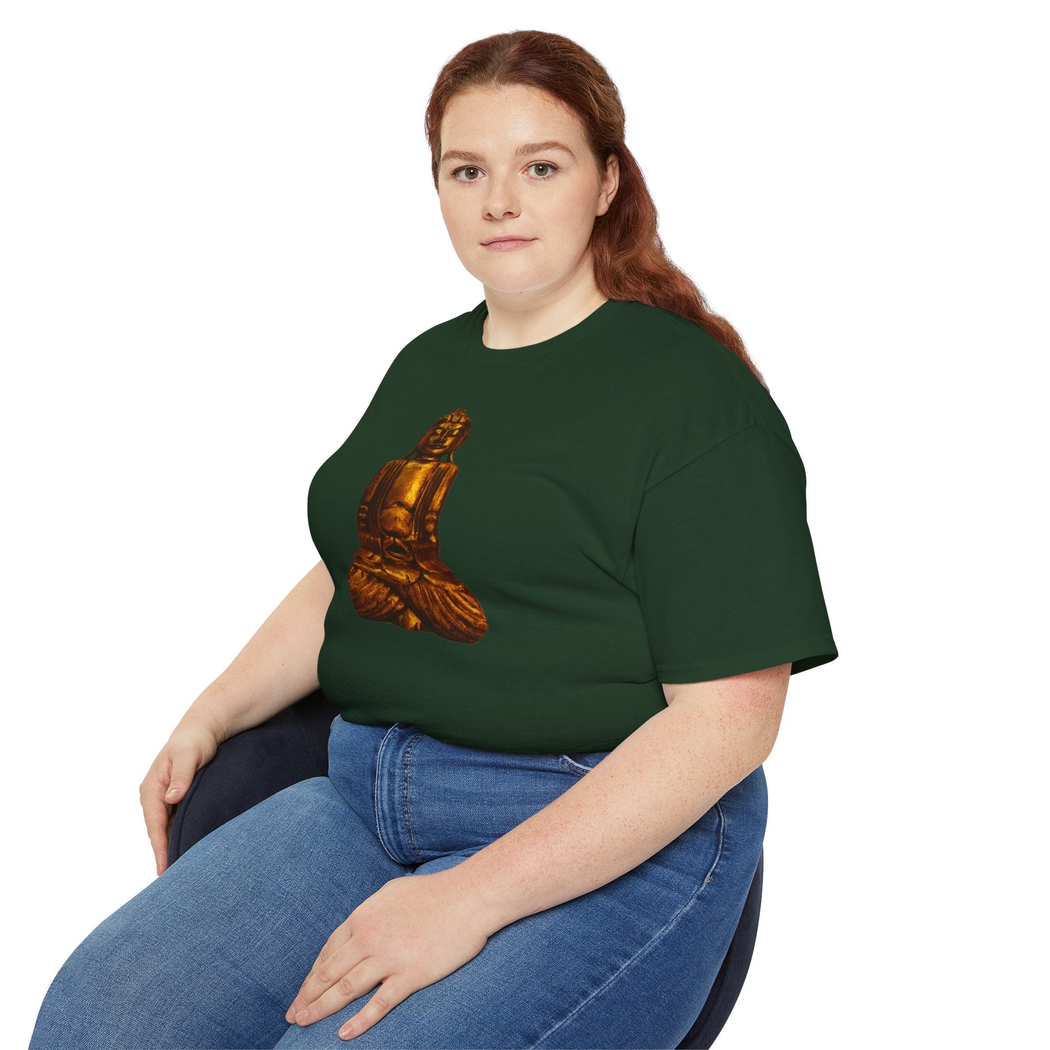 Fine Art Buddha Carving Print Unisex Ultra Cotton Tee