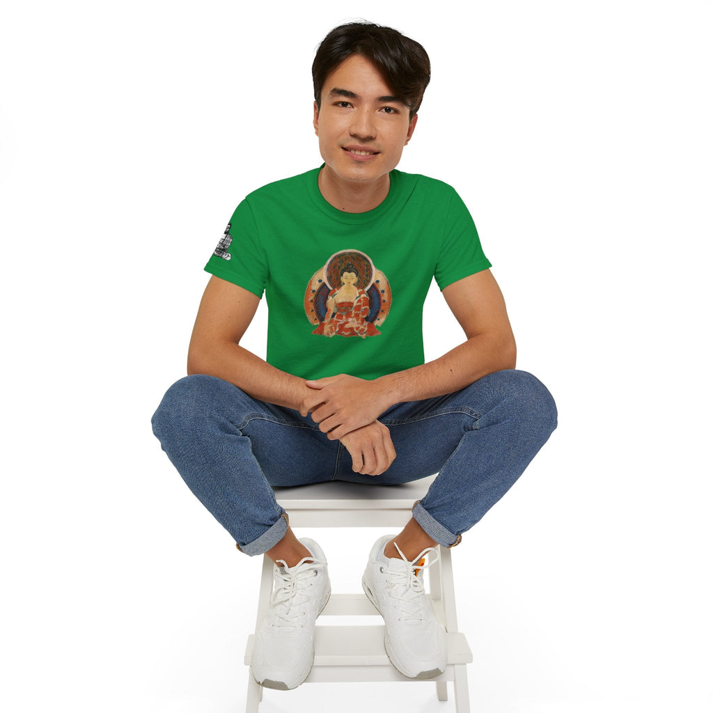 Fine Art Buddha Oil Paint Print Unisex Ultra Cotton Tee