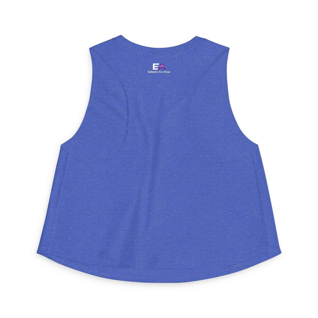 Stable Instability Epilepsy Awareness Crop Tank – Purple Ribbon Minimalist Crop Top