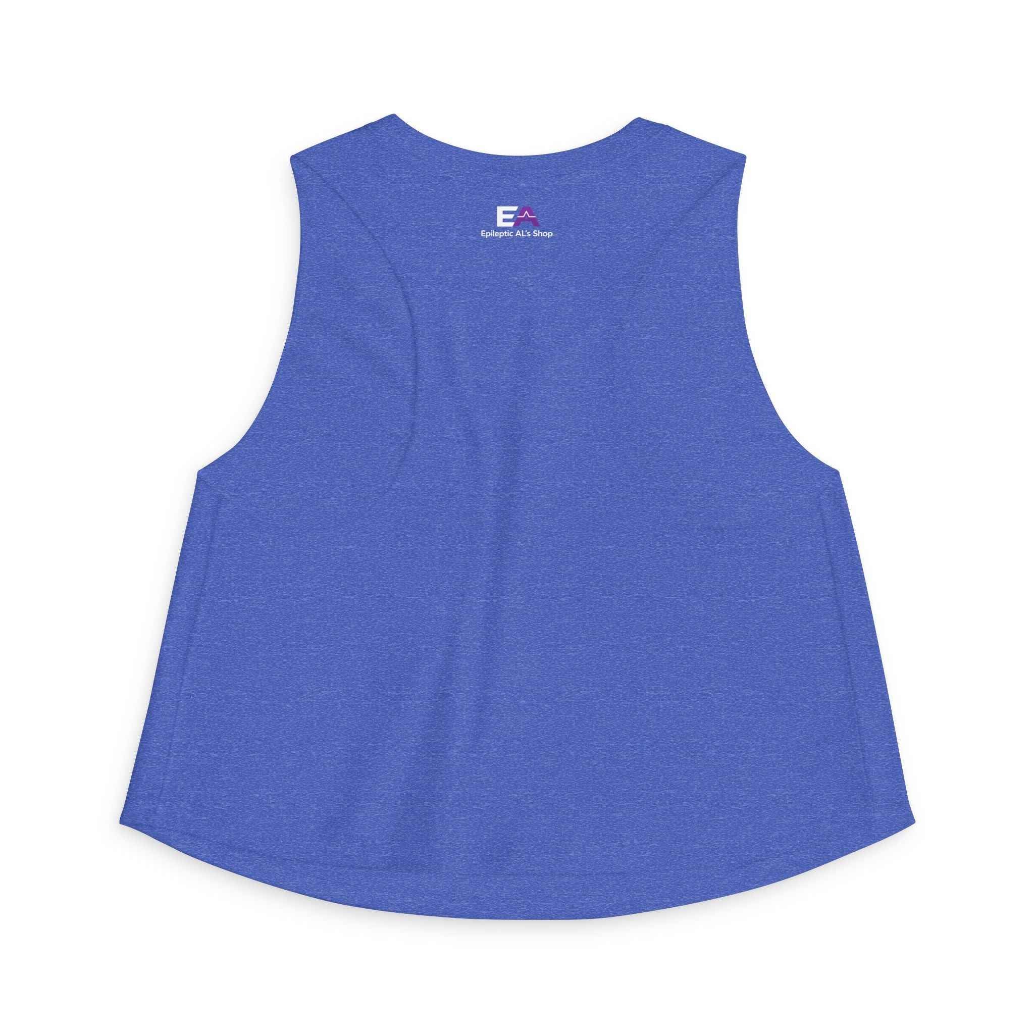 Stable Instability Epilepsy Awareness Crop Tank – Purple Ribbon Minimalist Crop Top