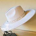 **Oyster Paisley Turquoise Embossed Leather Hat Band Only 950n