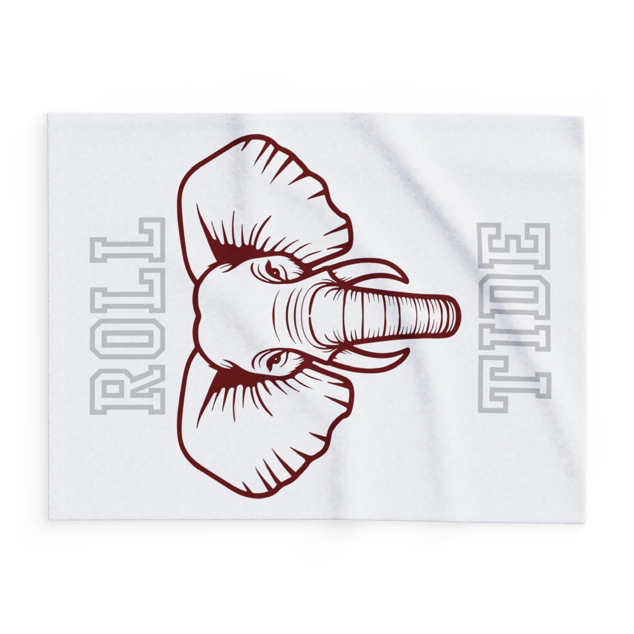 Roll Tide Blanket White