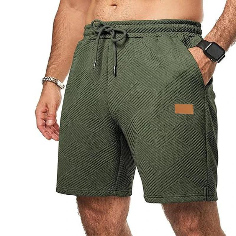 Casual Elastic Waist Drawstring Beach Vacation Shorts