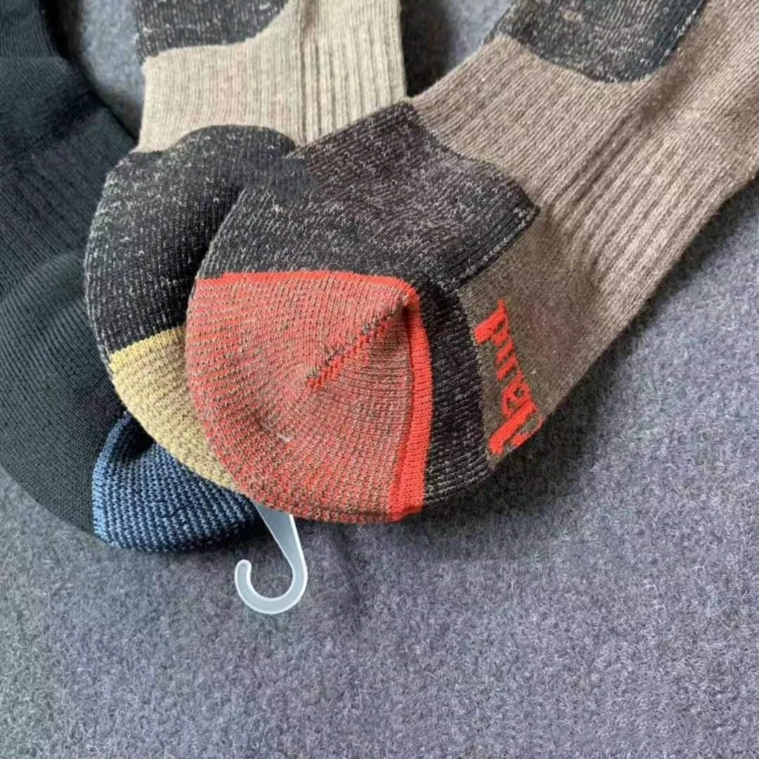 Men's Outdoor High-top Sports Socks Thick Thread Towel Bottom