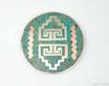 Vintage Taxco Mexico Signed Crushed Gemstone Sterling Silver Brooch Pin Pendant