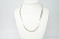 Vintage Native American Running Bear Shop Sterling Silver Bead Necklace
