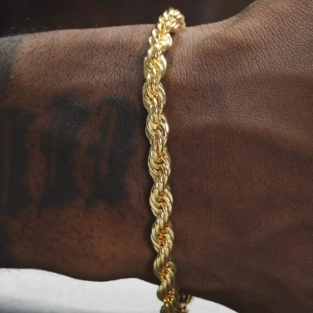 Men's Gold Twist Bracelet